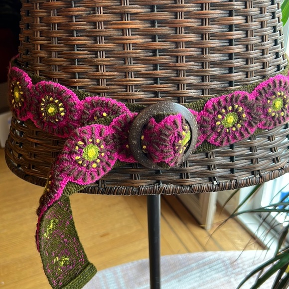 Pushka Peru Accessories - NWOT, Bohemian, Wool, Belt, Peruvian size L